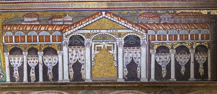 Sant'Apollinare Nuovo - Mosaico palazzo di Teodorico