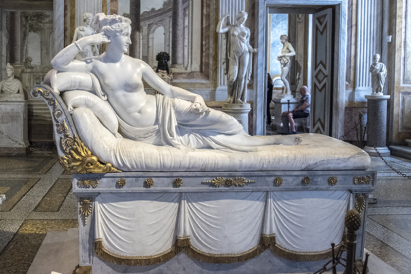 Paolina Borghese Bonaparte come Venere vincitrice Canova