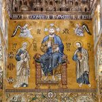 Cappella Palatina di Palermo - Cristo con S. Pietro e S.. Paolo