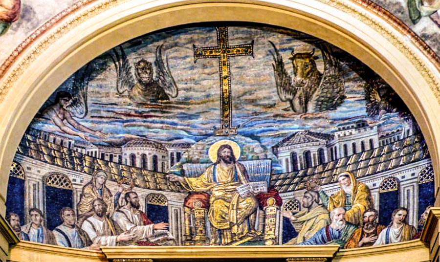 Mosaico abside Basilica Santa Pudenziana